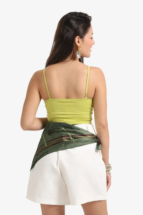 Front Cut Out Waist Top