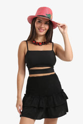 Front Cut Out Waist Top