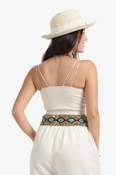 Double Spaghetti Straps Top