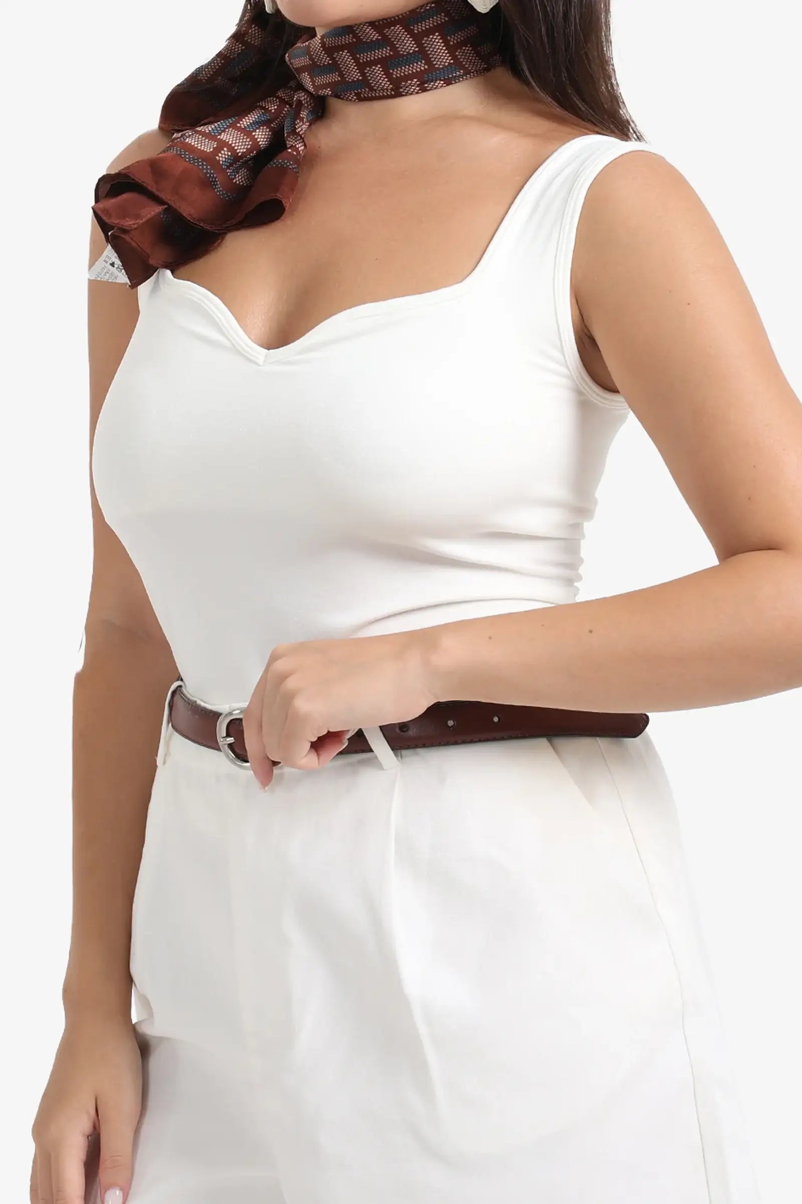 Sweetheart Neckline Tank Top