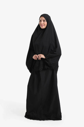 طقم صلاة بتفاصيل دانتيل