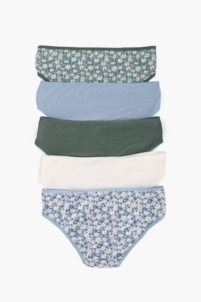 Pack of 5 Colored Bikini Panties