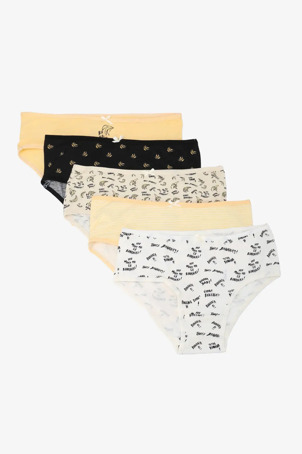 Pack of 5 Colored Brief Panties