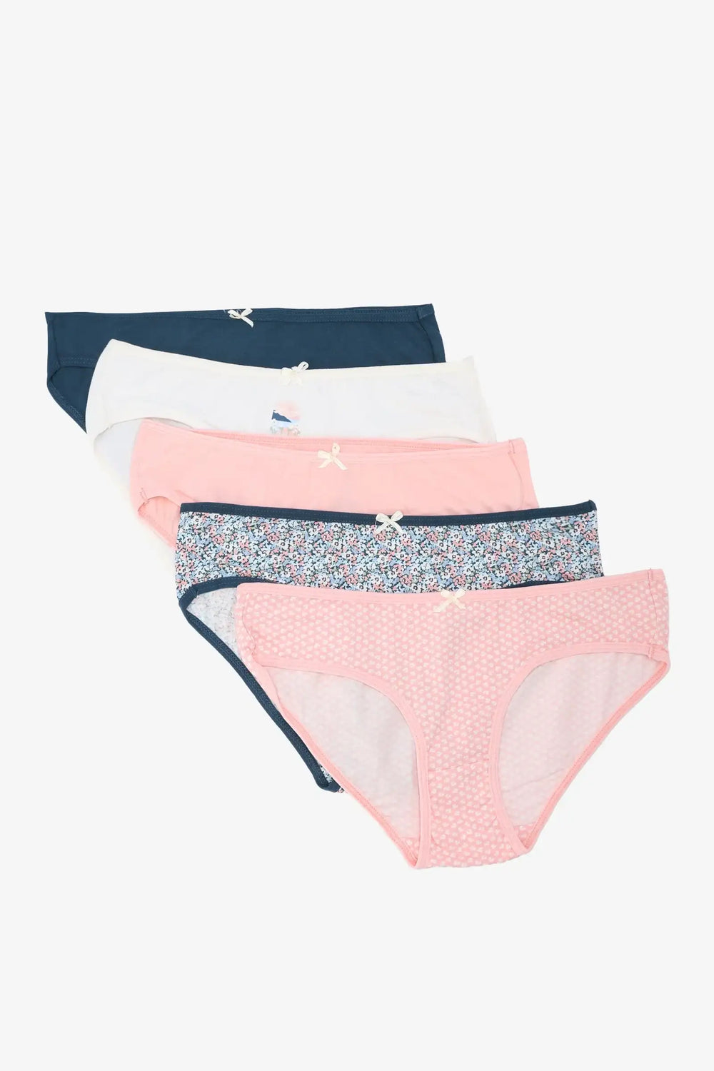 Pack of 5 Colored Bikini Panties
