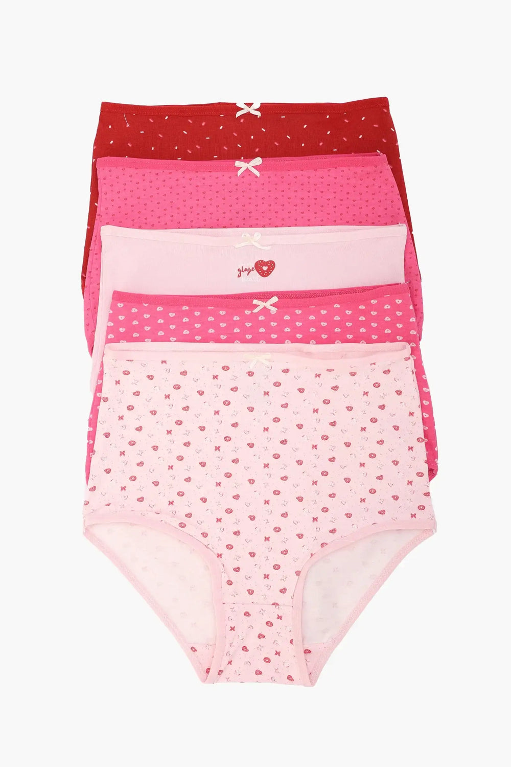 Pack of 5 Colored Full Brief Panties