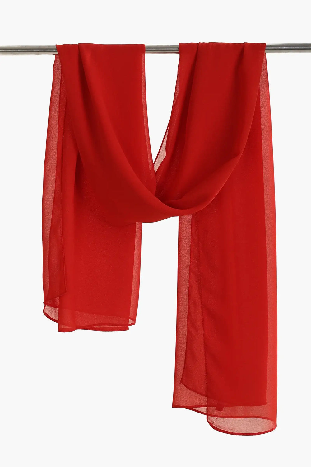 Solid Pattern Chiffon Scarf