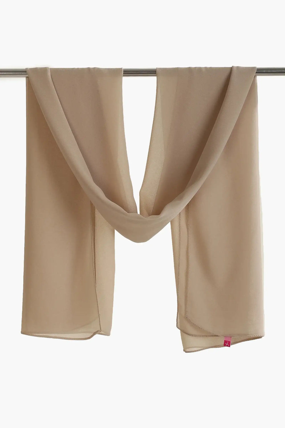 Solid Pattern Chiffon Scarf