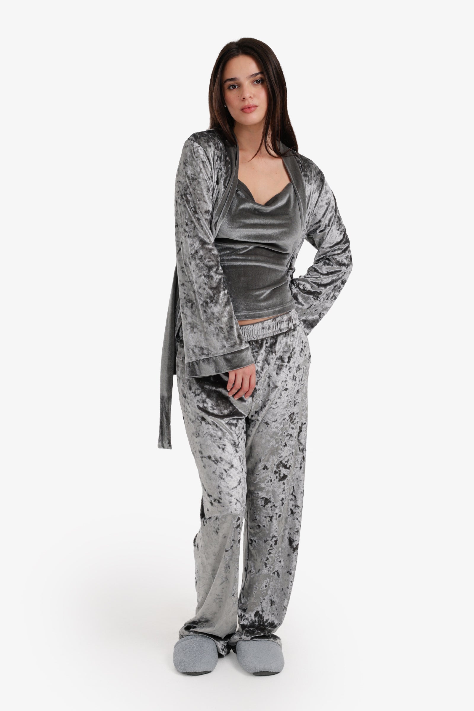 Velvet 3-Piece Pyjama Set