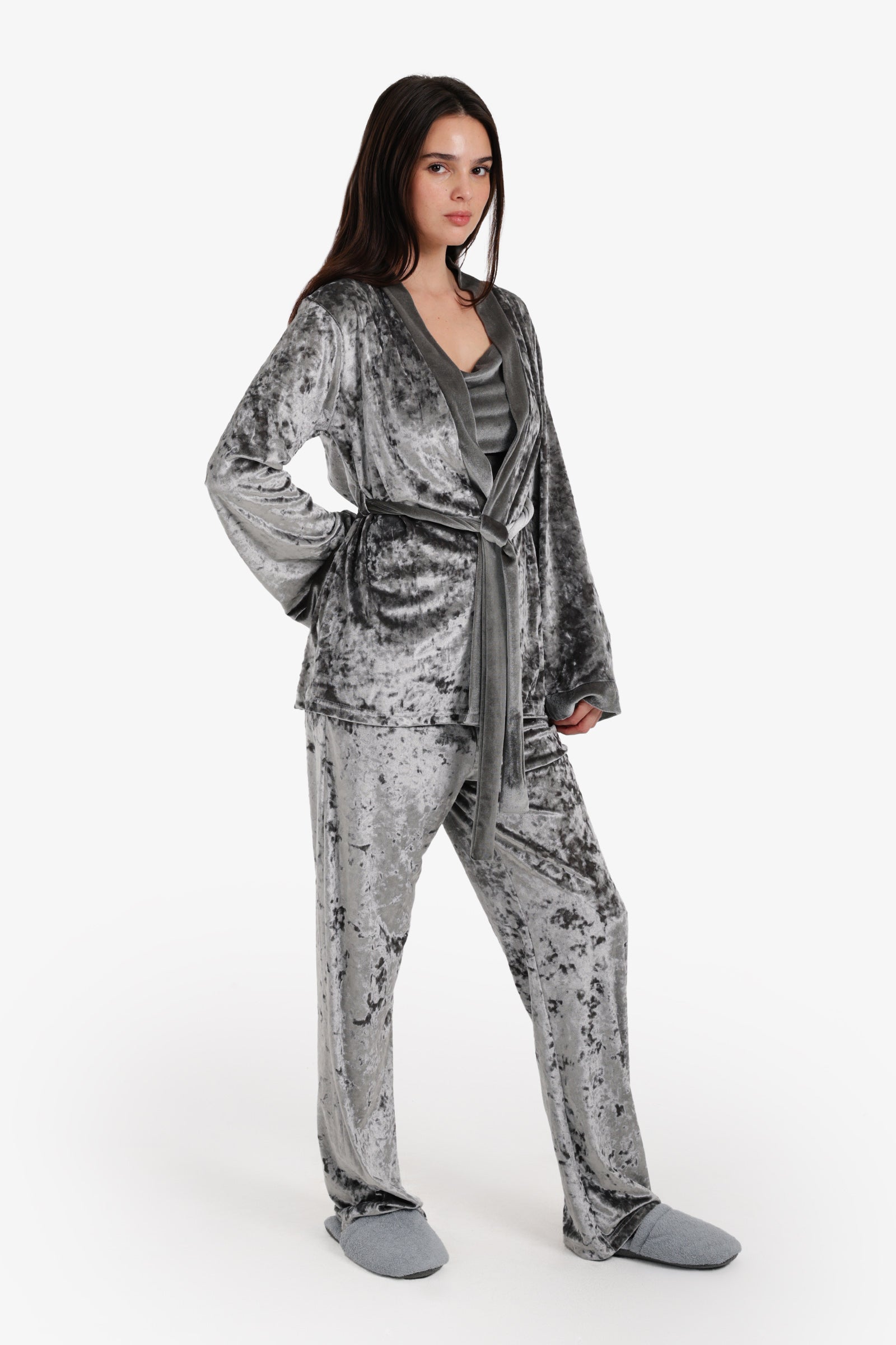 Velvet 3-Piece Pyjama Set