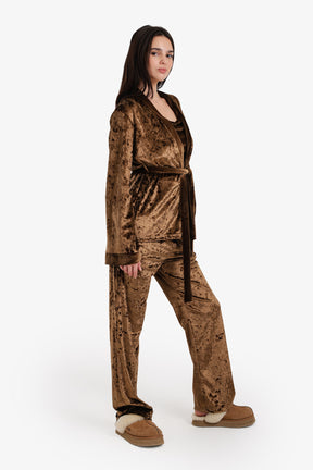 Velvet 3-Piece Pyjama Set