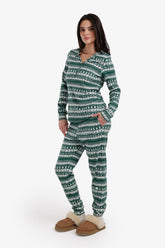 Henley Neck Pyjama Set