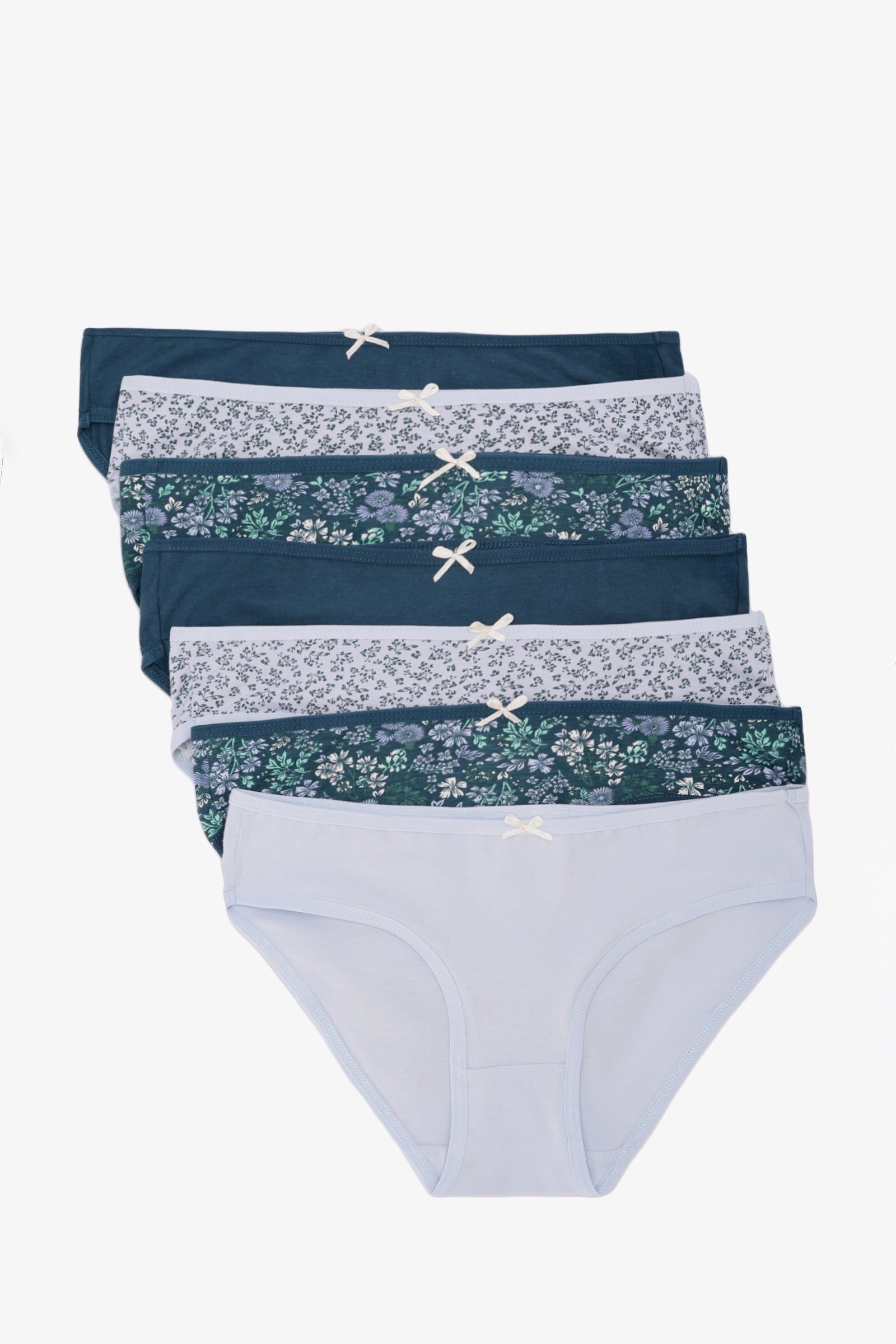 مجموعة من 7 بانتي بيكيني ملون