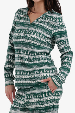 Henley Neck Pyjama Set