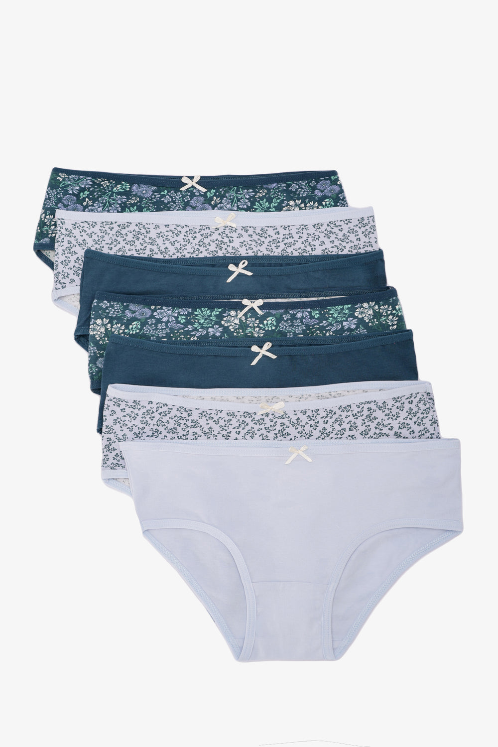 Pack of 7 Colored Brief Panties