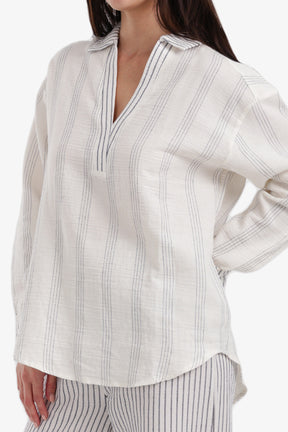 Relaxed Collared Pyjama Set