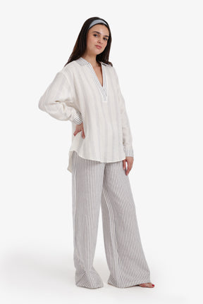 Relaxed Collared Pyjama Set