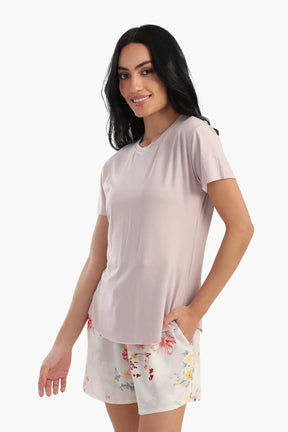 تيشيرت بيجامة فيسكوز