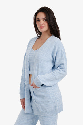 Relaxed Heathered Robe