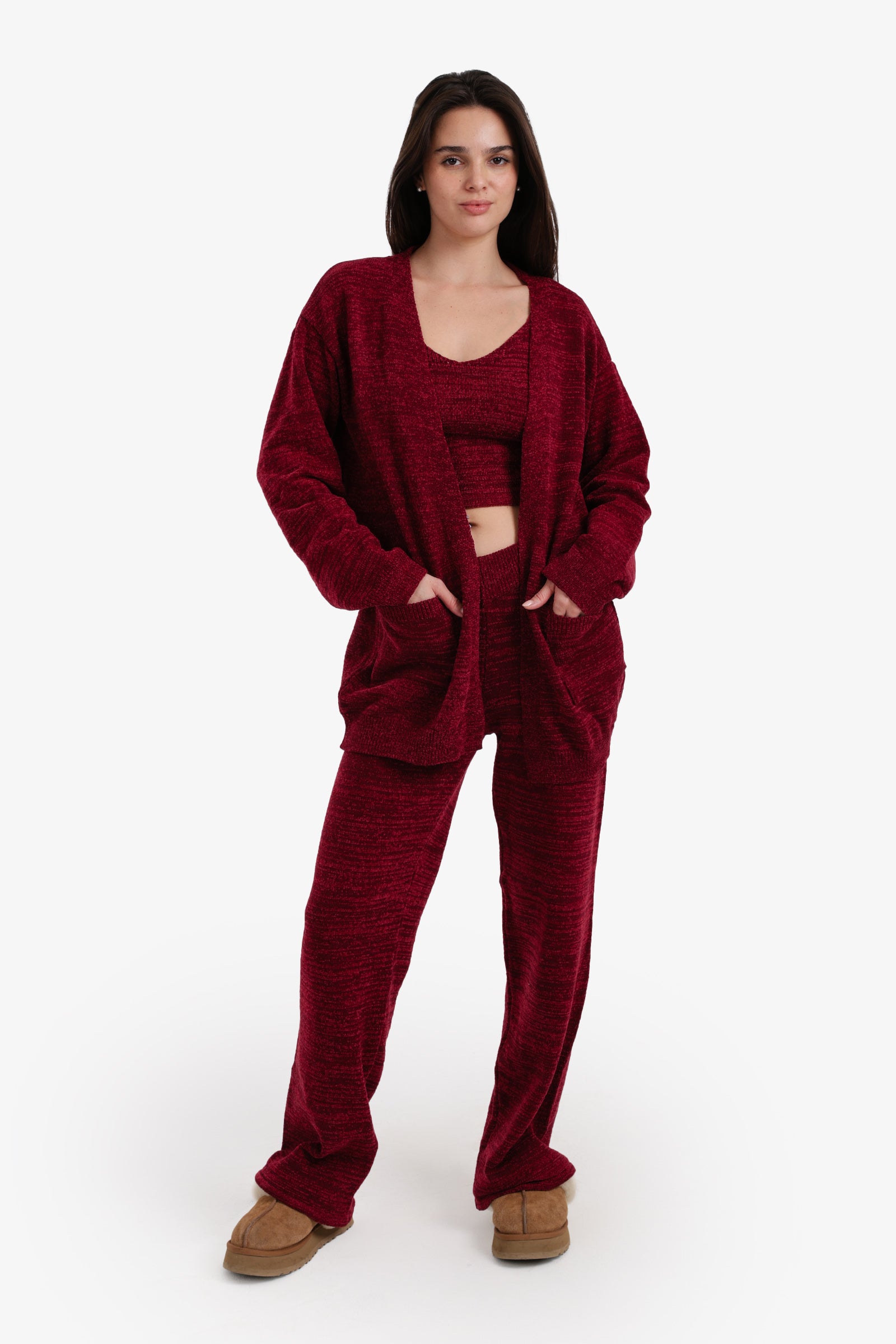 Relaxed Heathered Robe