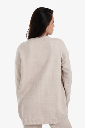 Relaxed Heathered Robe