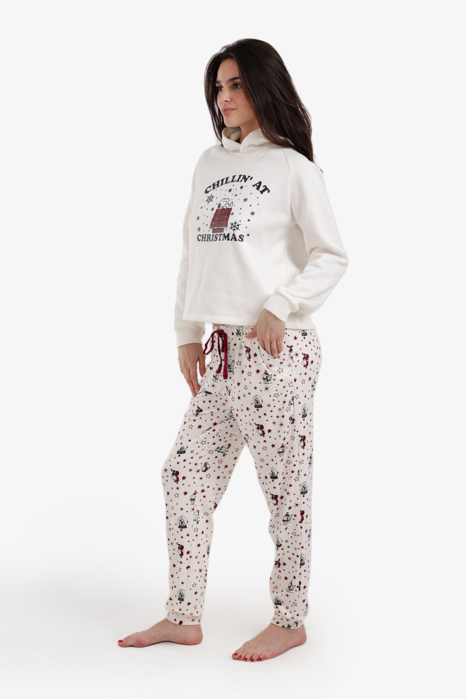 Long Sleeve Hooded Pyjama Set