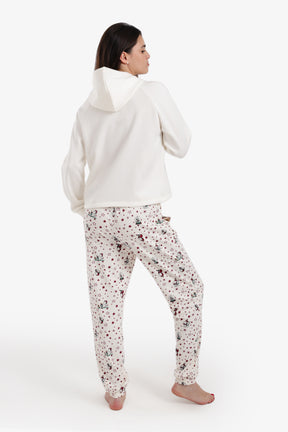 Long Sleeve Hooded Pyjama Set