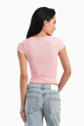 Ribbed Slim Fit Top