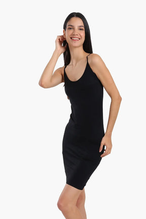 Round Neck Cami Short Dress