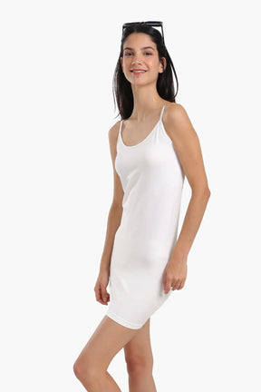 Round Neck Cami Short Dress