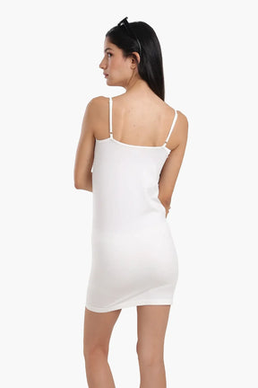 Round Neck Cami Short Dress