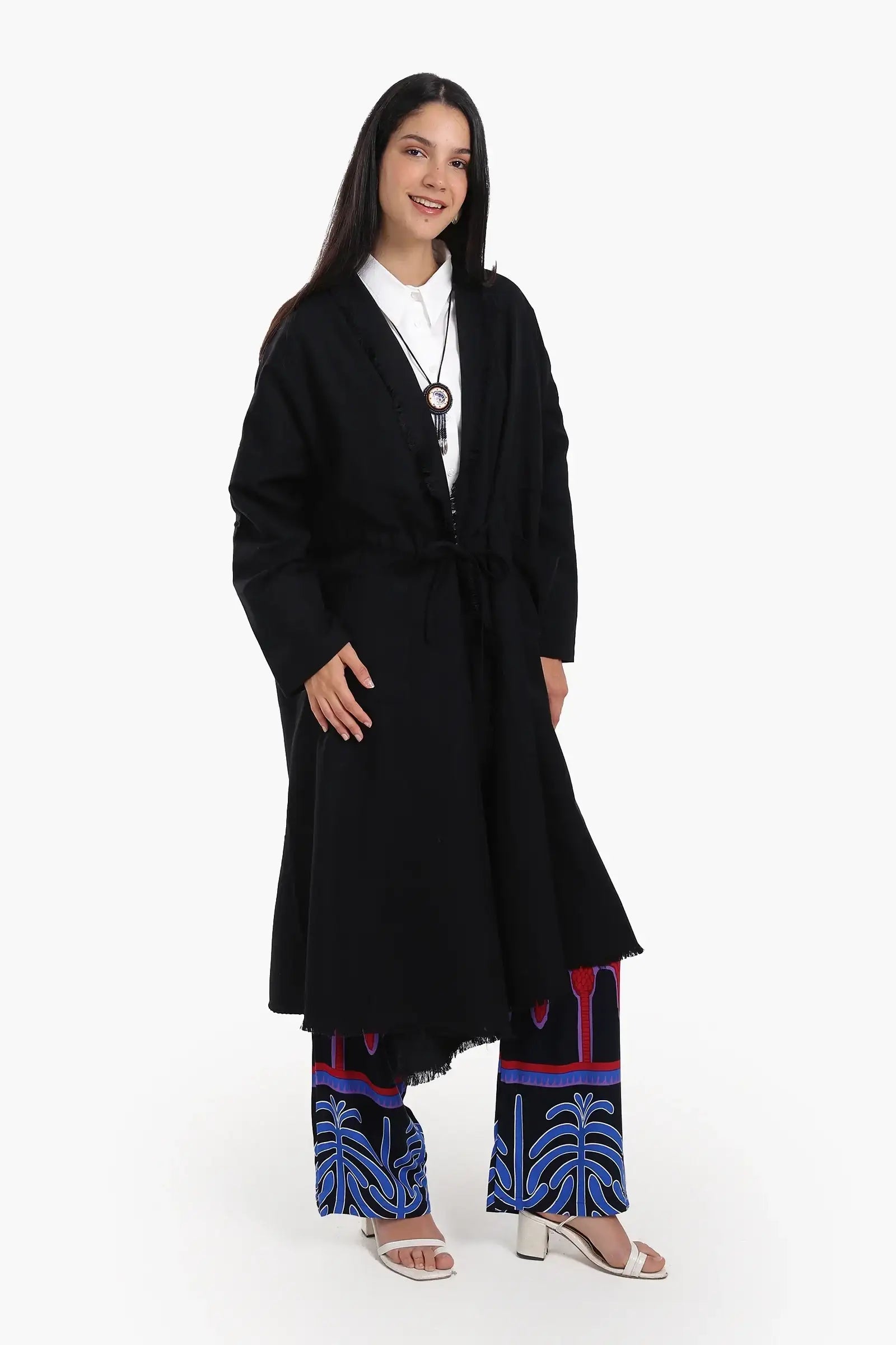 Flowing Polyester Kimono