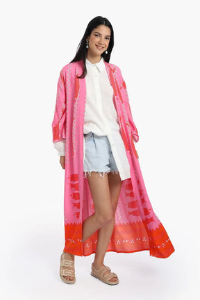 كيمونو بنقشة السمك