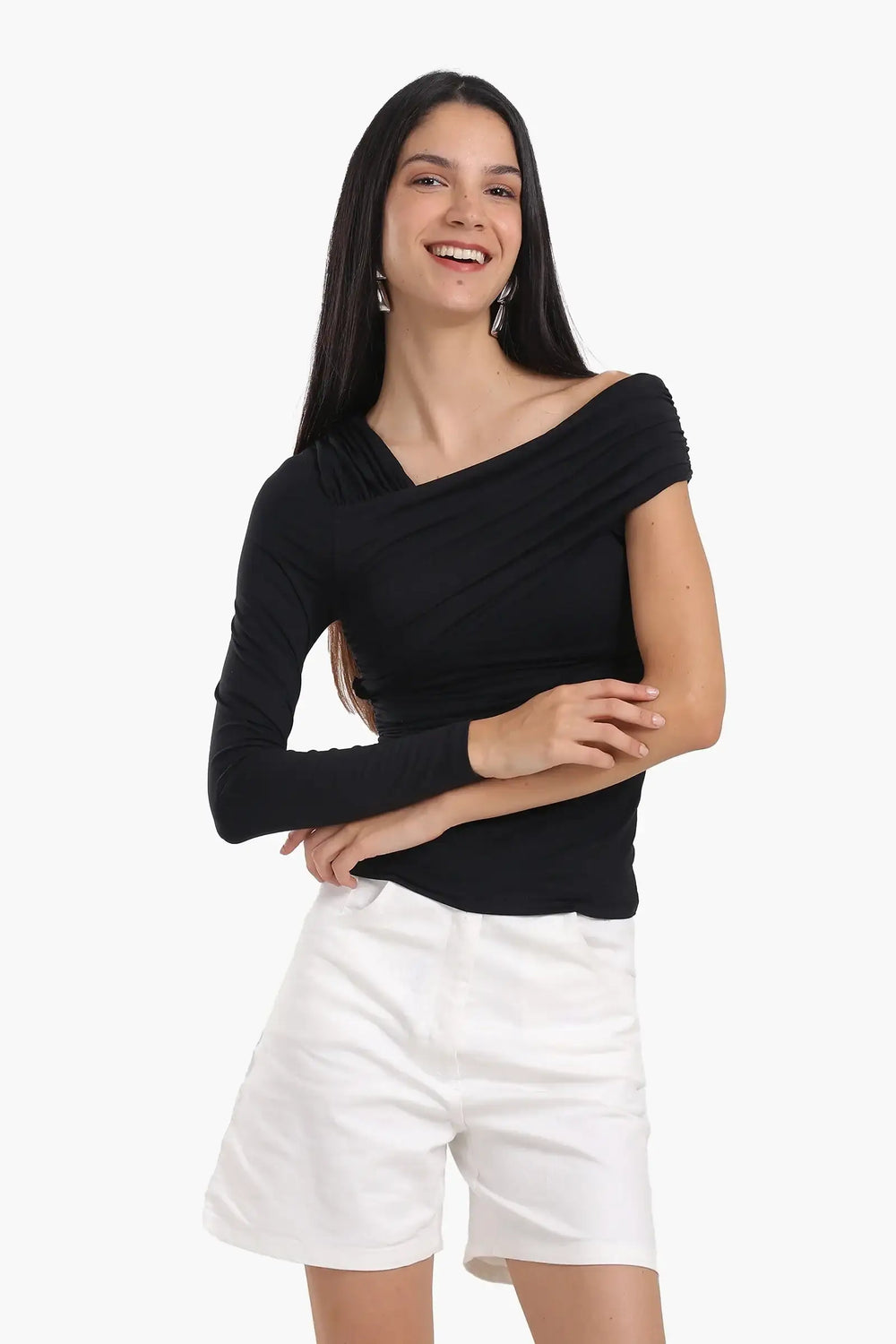 Rushed Off Shoulder Top