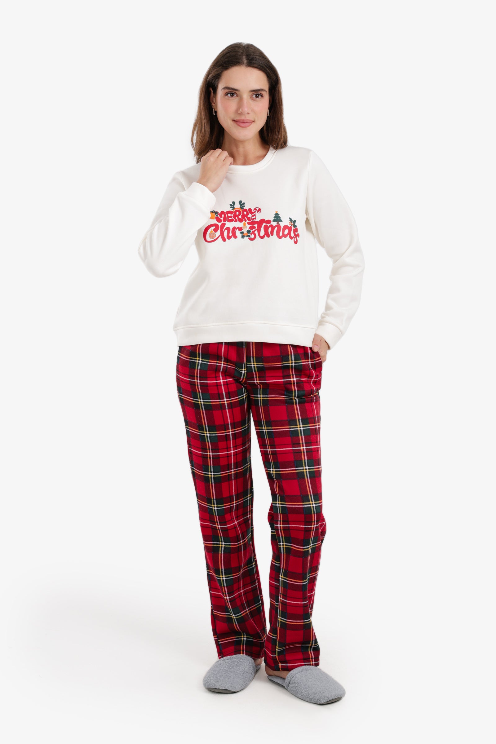 Christmas Plaid Pyjama Set