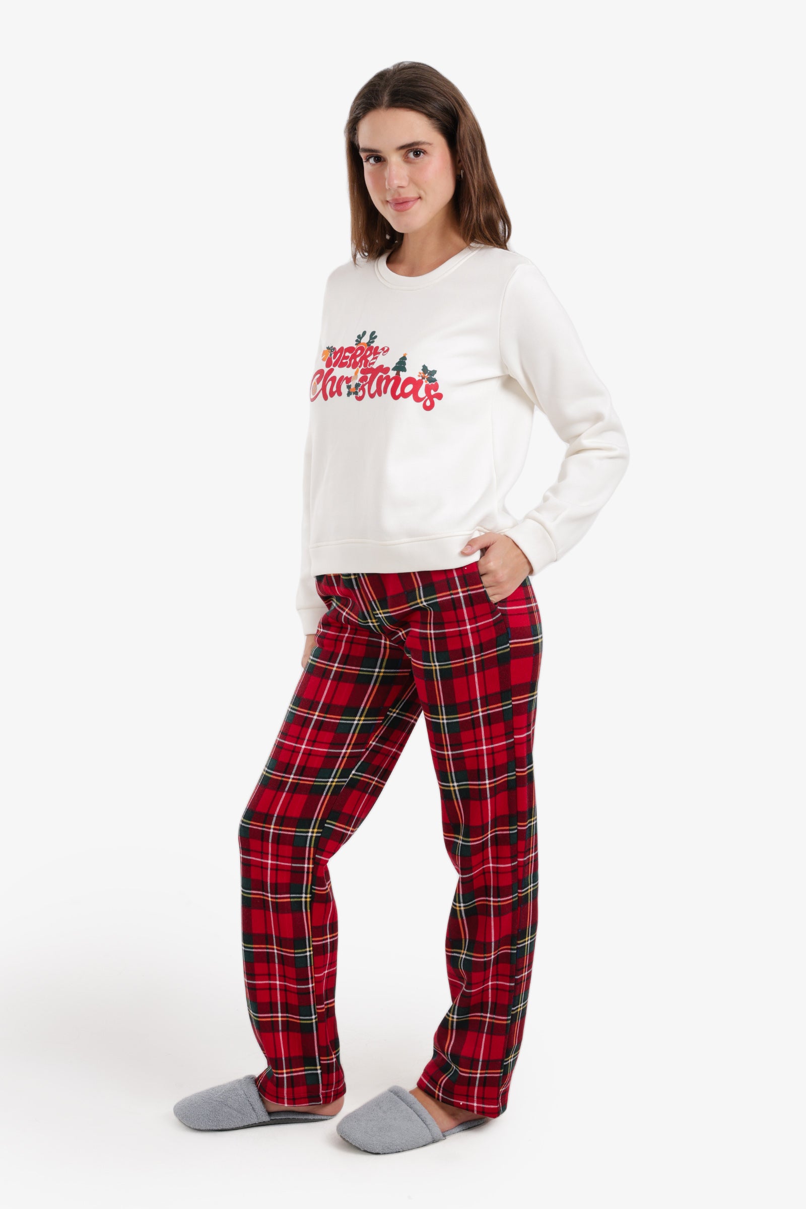 Christmas Plaid Pyjama Set