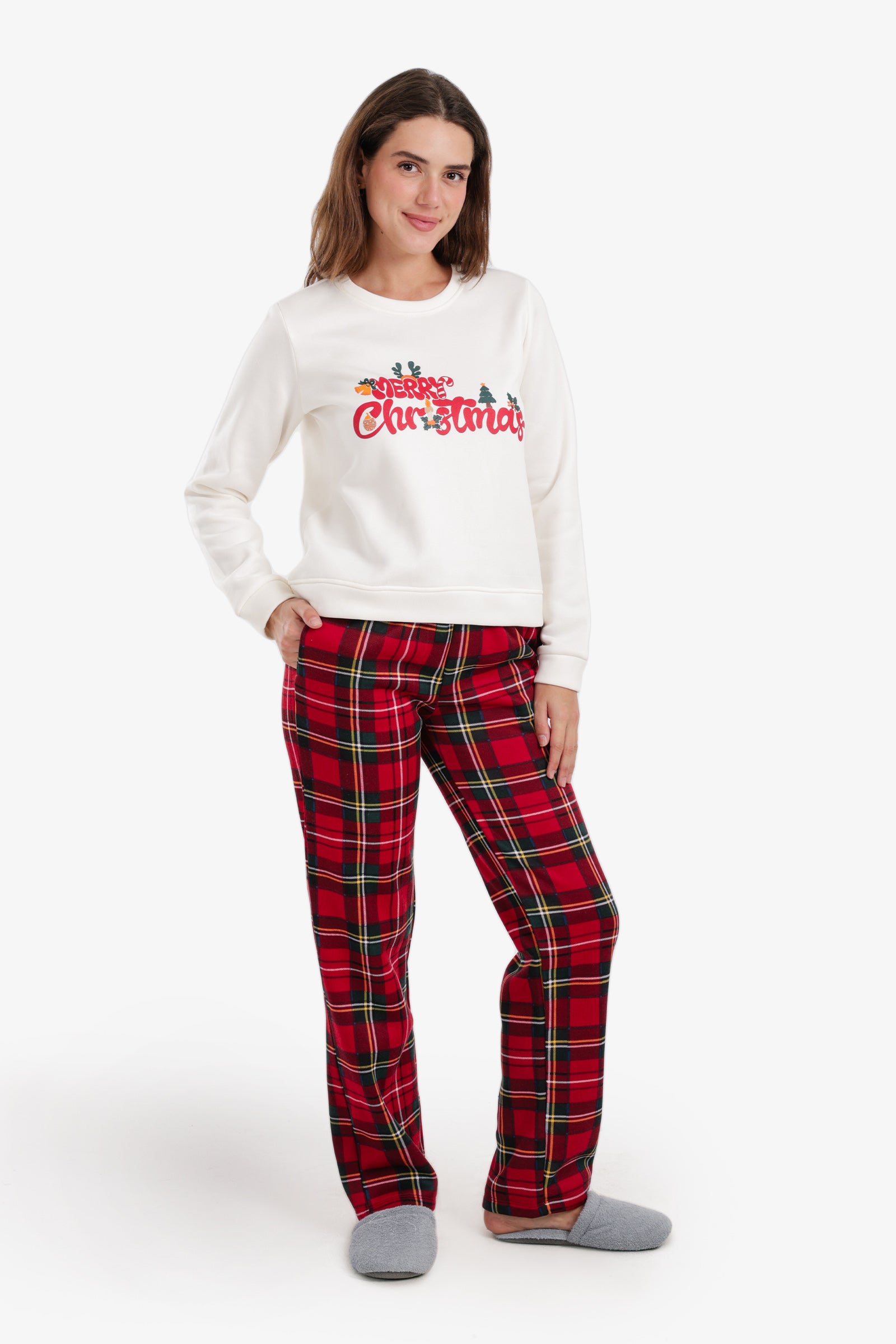 Christmas Plaid Pyjama Set