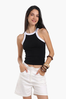 Soft Rib Racer Top