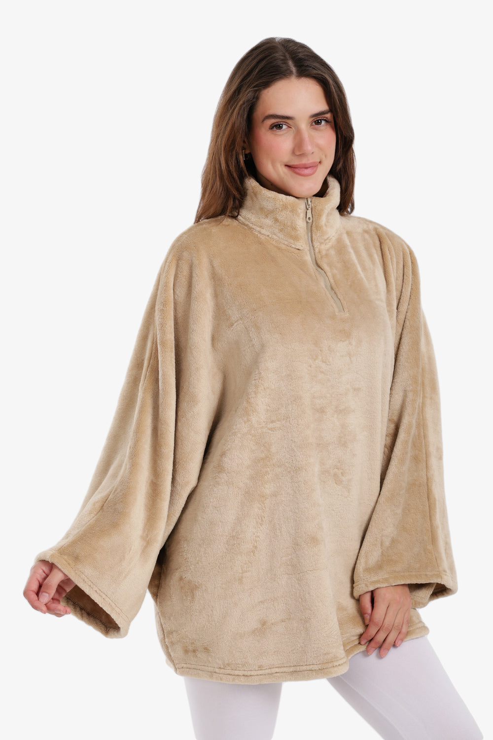Velvet Poncho Wearable Blanket