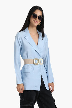 Chic Notch Collar Blazer