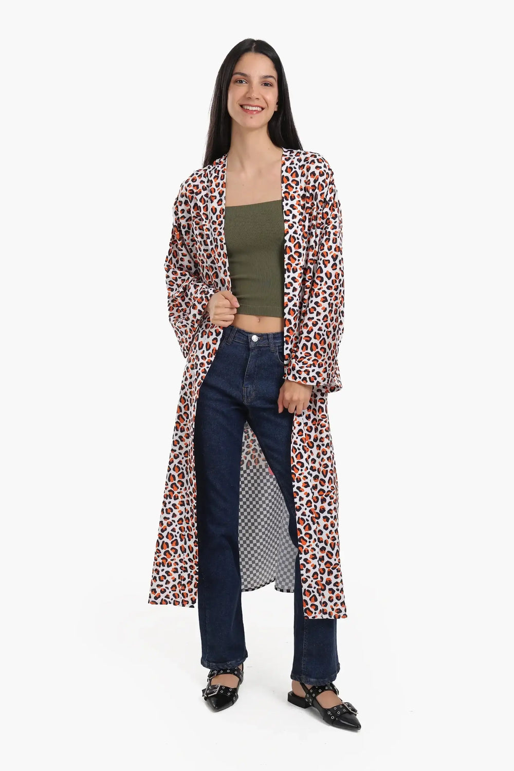 Artistic Multi Pattern Kimono