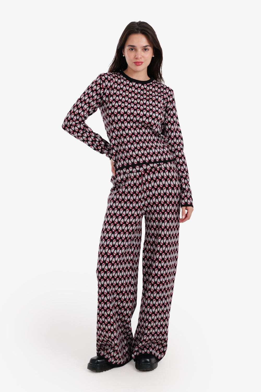 Self Pattern Lounge Pants