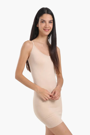 Round Neck Cami Short Dress
