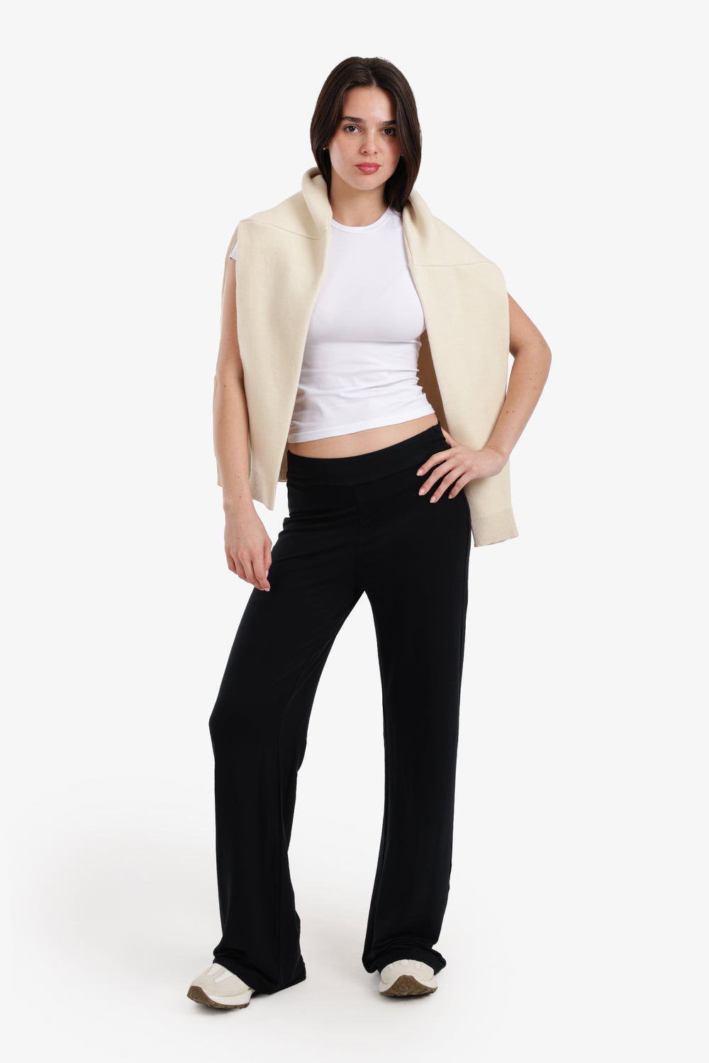 High-Waisted Wide Leg Pants