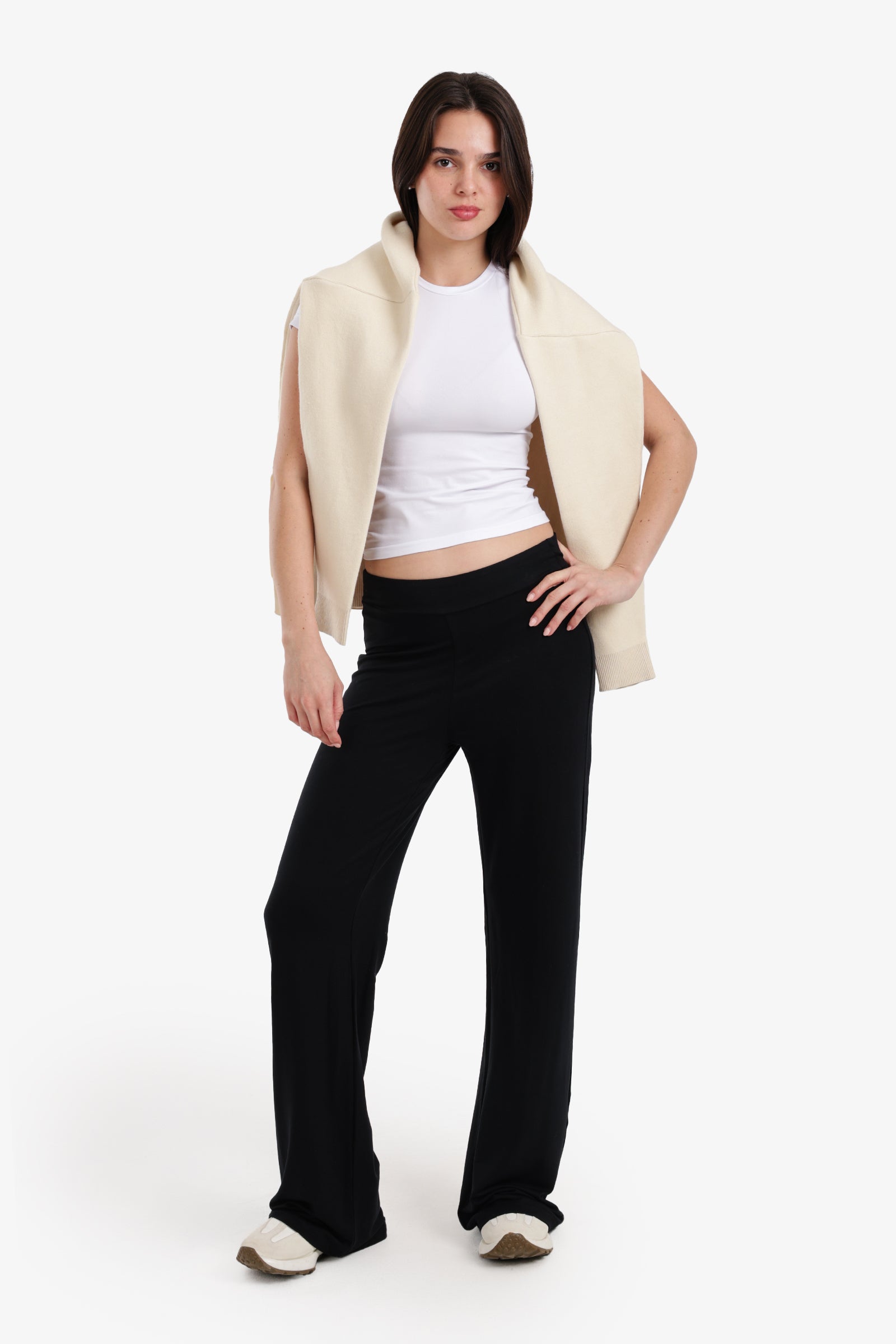 High-Waisted Wide Leg Pants