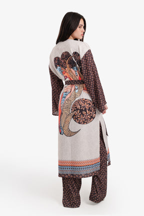 كيمونو ميدي ملون