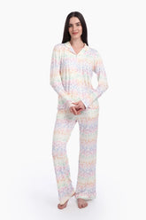 Colorful Animal Print Pyjama Set