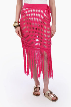 جيبة كروشية للشاطئ