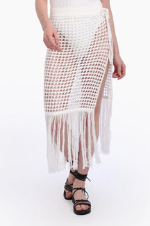 جيبة كروشية للشاطئ