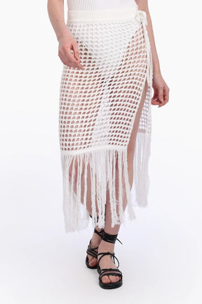 جيبة كروشية للشاطئ