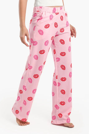 Printed Lips Pyjama Pants